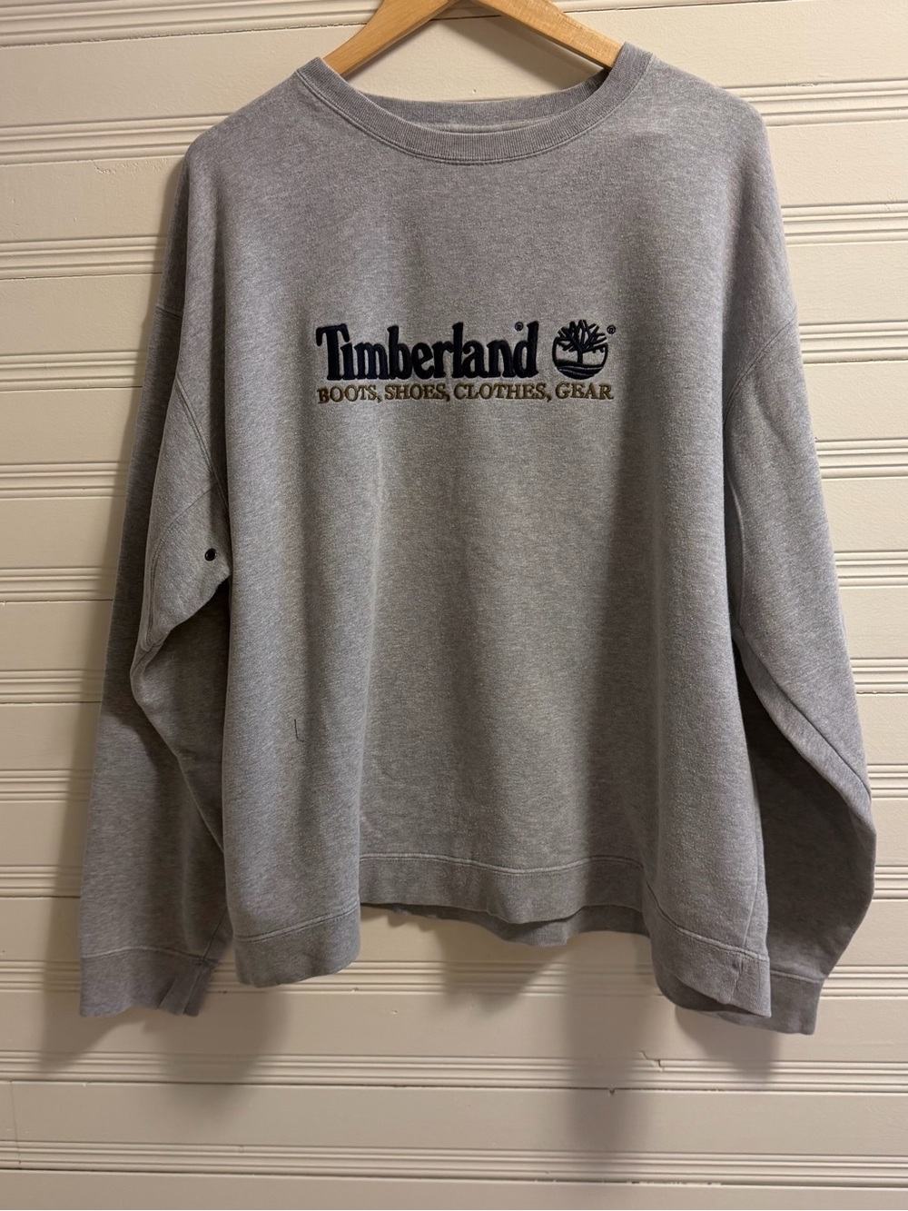 Vintage Y2K Timberland Embroidered Crewneck Sweatshirt XL